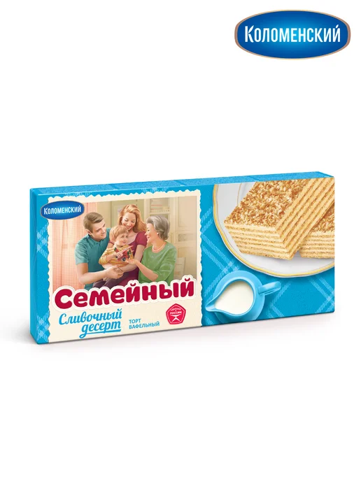 Коломенское Торт "Семейный" Сливочный десерт" 230 гр, 230 г, фото 6