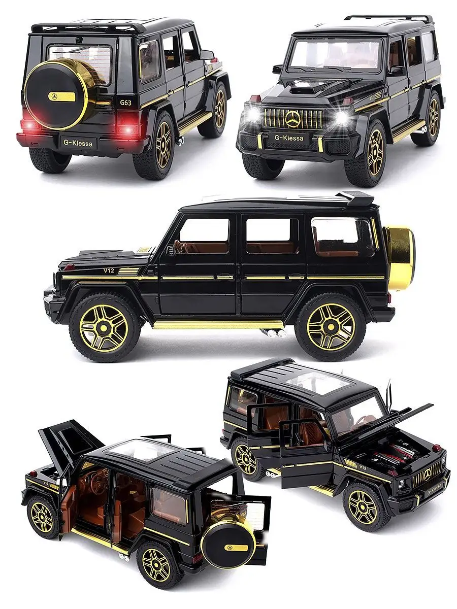 Машинка игрушка Mercedes AMG G63 1:24 коллекционная CHE ZHI CARS 82363700  купить в интернет-магазине Wildberries