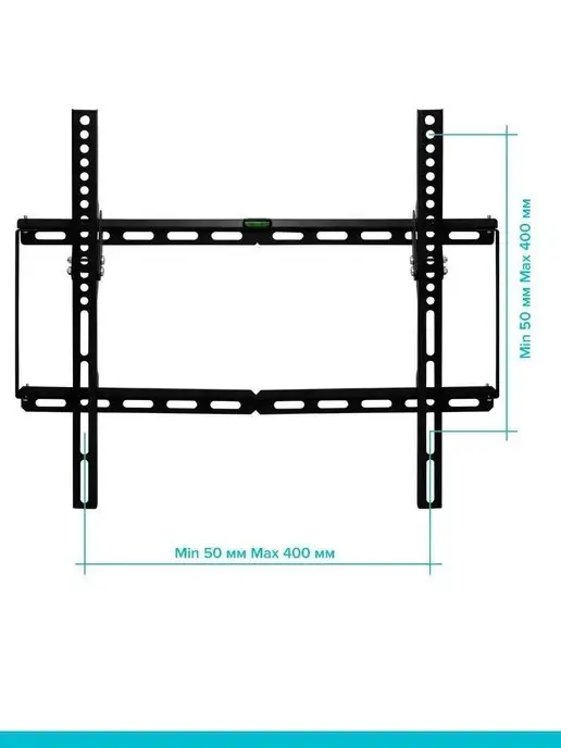Absolute Comfort Кронштейн для телевизора на стену 22"-65" фиксированный, черный, фото 2