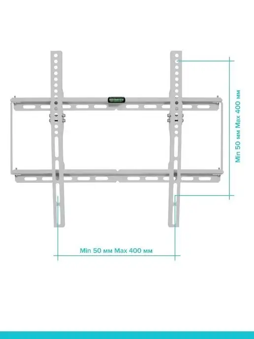 Absolute Comfort Кронштейн для телевизора на стену 22"-65" фиксированный, белый, фото 2
