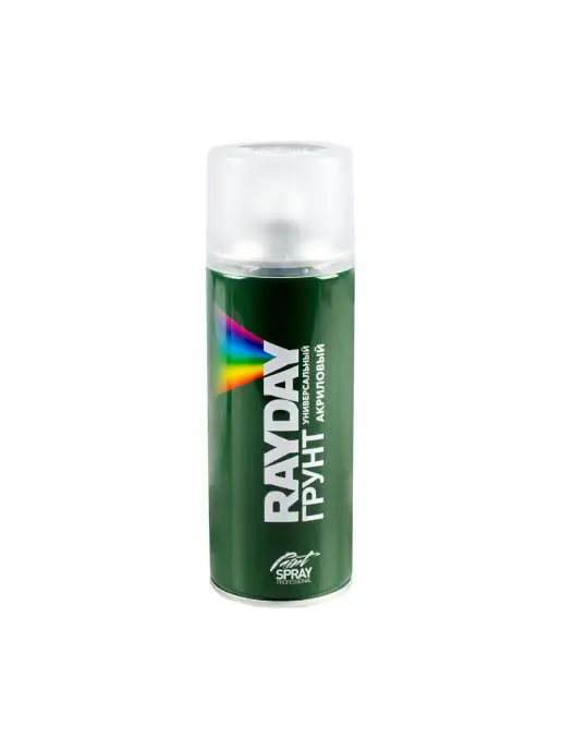 Rayday Грунт акриловый аэрозольный RD-001, 520 мл, белый, 520 мл