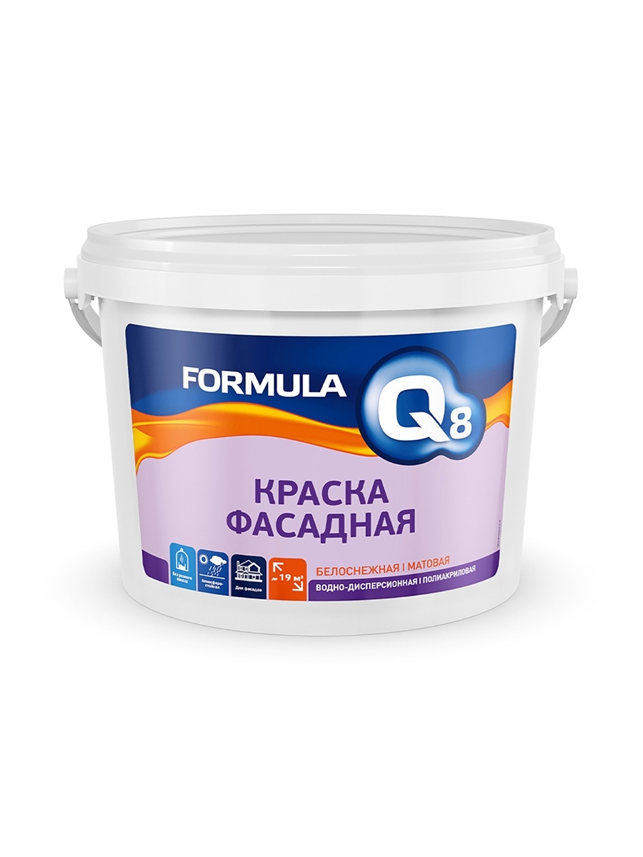 Краска formula q8 фасадная. Краска Formula q8. Моющаяся краска Formula q8. Водно-дисперсионная краска. Краска формула q8.