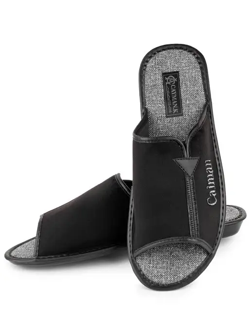 CAIMAN.K Тапочки домашние, черный