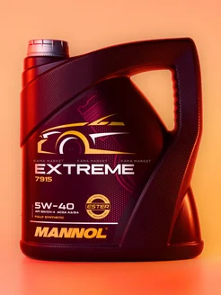 Extreme моторное масло 5W40 синтетическое 4л MANNOL 83232130 купить за 2 308 ₽ в интернет‑магазине Wildberries