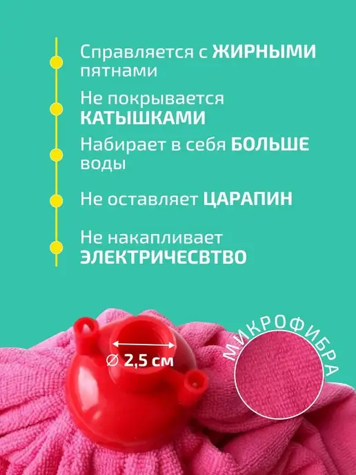 SadDom Насадка на швабру моп юбка липучка губка, вариант, фото 5