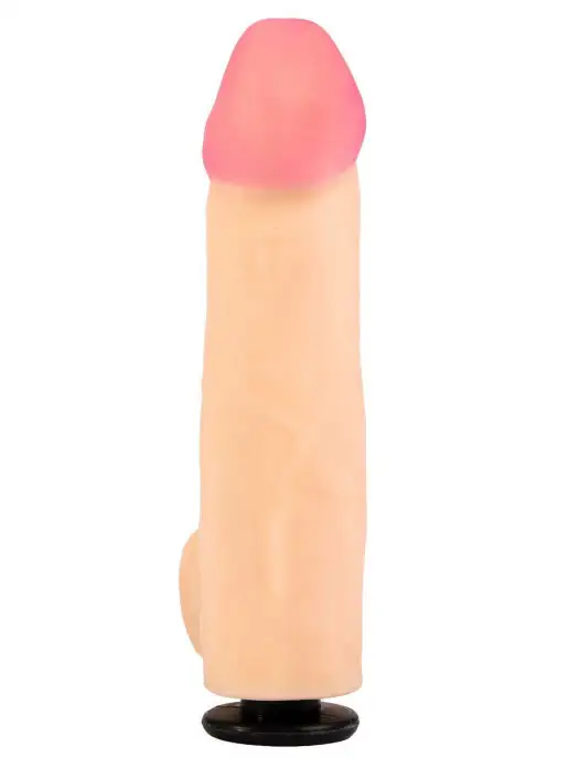 Trestsex Насадка фаллоимитатор на страпон харнесс 16cm, бежевый, фото 4