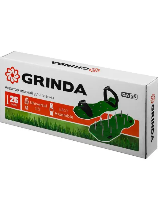 Grinda Ножной аэратор для газона со стальными шипами, вариант, фото 4