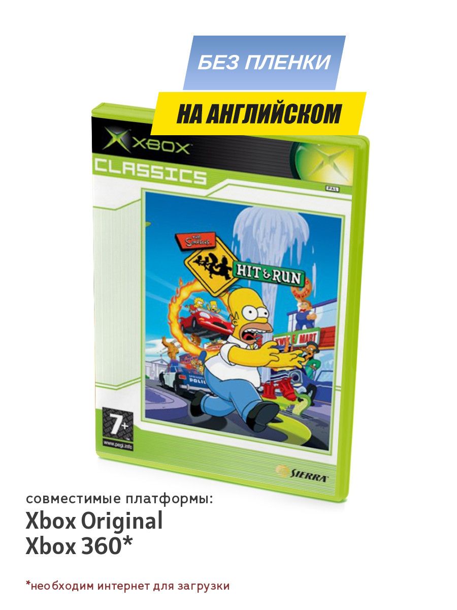 The Simpsons Hit Run Classics, английский (Xbox,Xbox 360) Игра Xbox/Xbox360  83353865 купить в интернет-магазине Wildberries