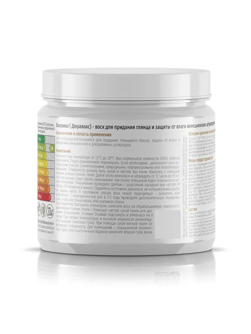 Clavel Воск для венецианской штукатурки глянцевый Durawax, 500 г, 500 г, фото 6