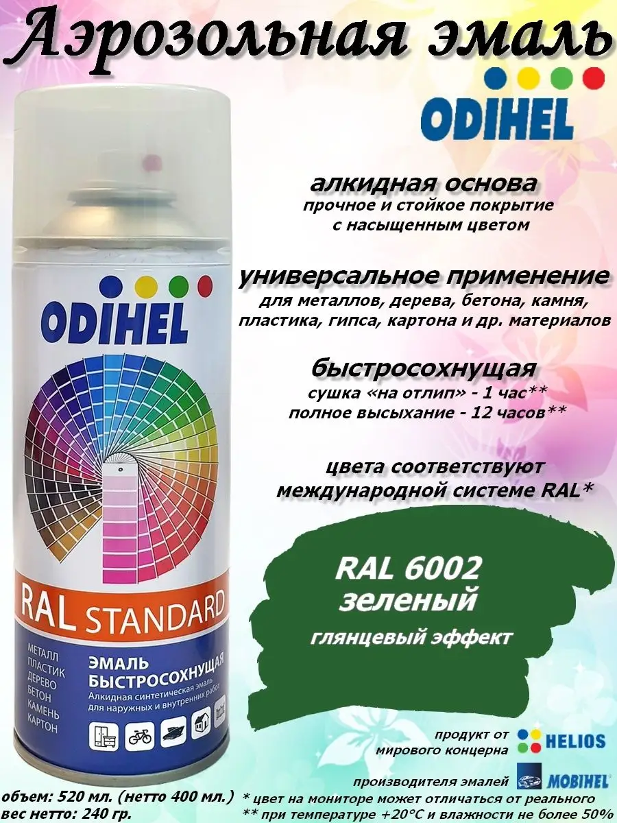 Эмаль алкидная Odihel 83458623 купить за 388 ₽ в интернет-магазине  Wildberries