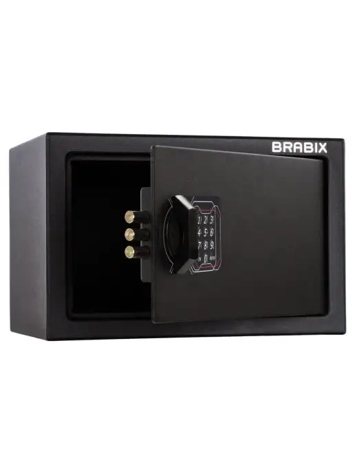 BRABIX Сейф мебельный "SF-200EL", 200х310х200 мм, 200x310x200 мм