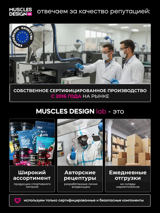 Muscles Design Lab Протеин сывороточный Whey, вкус "Капучино", без сахара, 2,5 л, фото 7