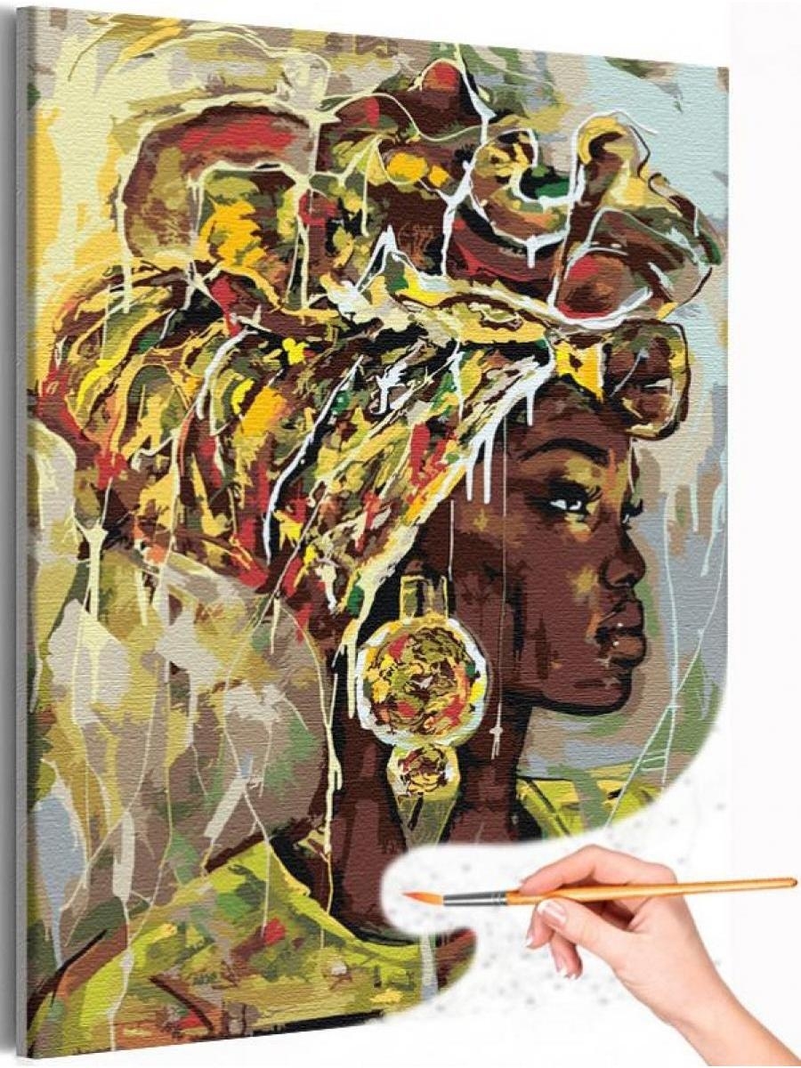 Номера негритянок. Картина по номерам африанка. Картина по номерам африканка. Портрет африканки. Картина темнокожая девушка.
