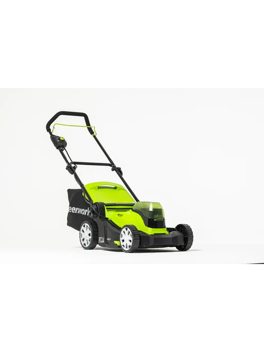Greenworks Газонокосилка аккумуляторная 24V, 41 см, 2хАКБ 4Ач и ЗУ, вариант, фото 3