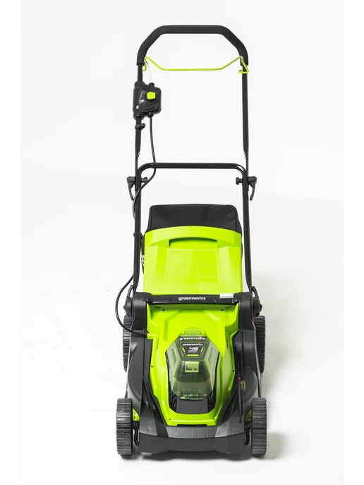Greenworks Газонокосилка аккумуляторная 24V, 41 см, 2хАКБ 4Ач и ЗУ, вариант, фото 4