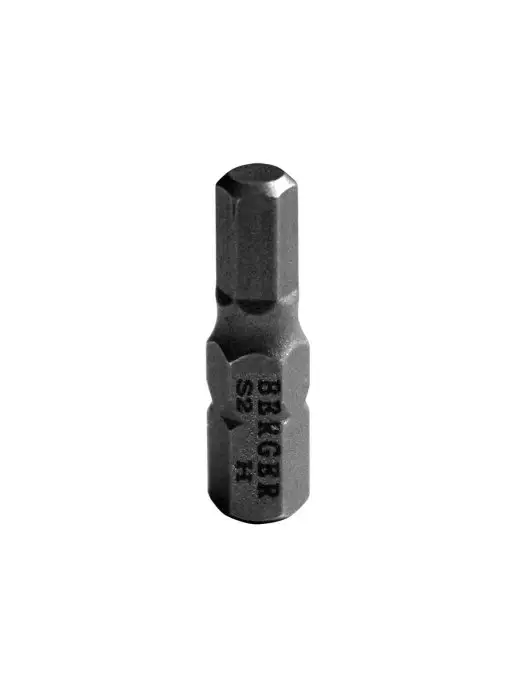 BERGER Биты магнитные, HEX5x25мм, 2 шт, S2, 5x25 мм, 2 шт