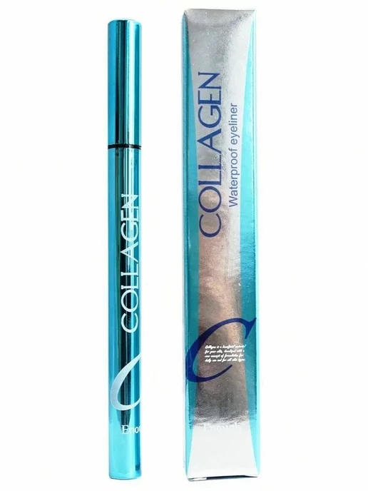 SAMURAY Подводка-фломастер для глаз Collagen, черный, фото 4