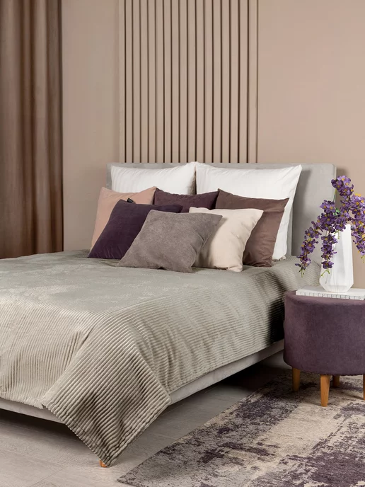 DECOR MAGIC Покрывало на кровать CILIUM CREAM 200х220 см, 200x220 см, фото 6