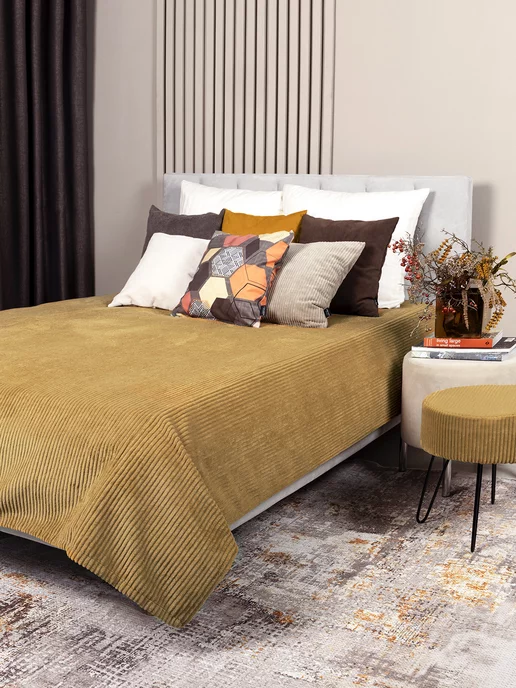 DECOR MAGIC Покрывало на кровать CILIUM UMBER 200х220 см, 200x220 см, фото 6