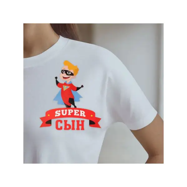 Термонаклейка мужская на одежду