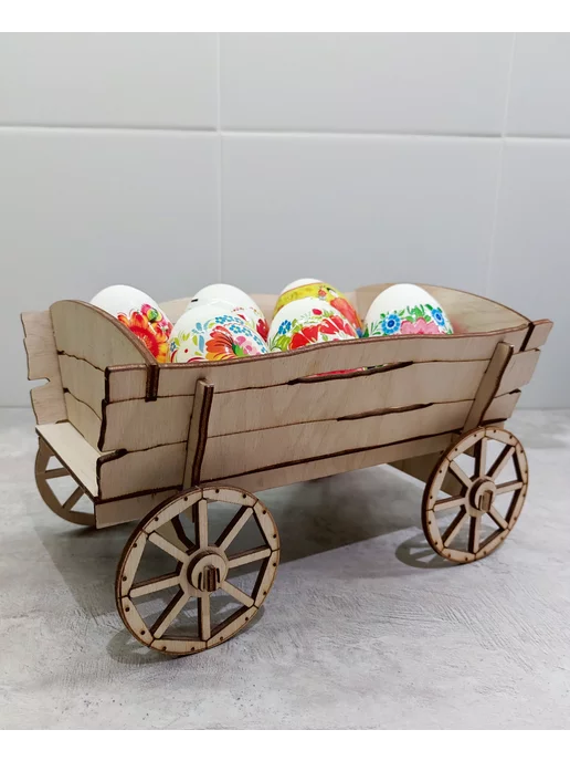 Woodiks Корзинка Хлебница Конфетница, бежевый