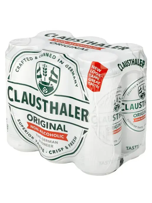 Clausthaler Пиво безалко Original 0,5х6 ж б, 0.5x6