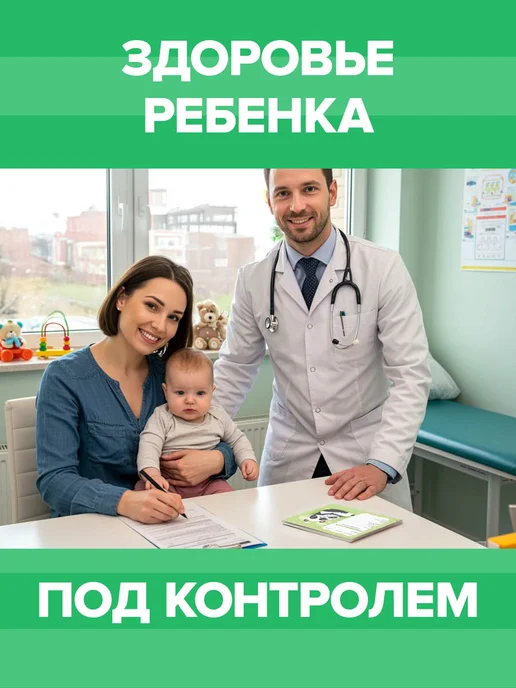 OfficeSpace Медицинская карта ребенка в садик для мальчика ф. 112 у, ребенка форма 112 у, фото 5