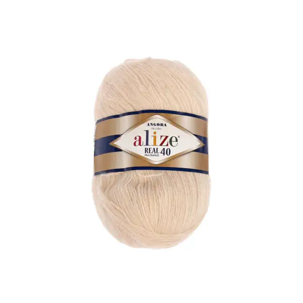 Пряжа для вязания «Angora real 40» 430м/100гр, 67 бежевый