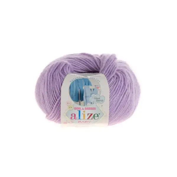 Пряжа для вязания «Baby Wool» 175м/50гр, 146 сирень