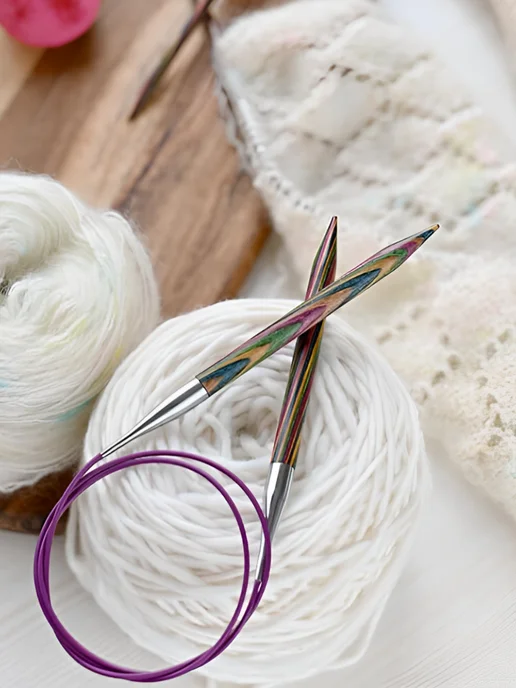 KnitPro Спицы для вязания круговые 60 см, 2.25 мм Symfonie, серый, фото 2