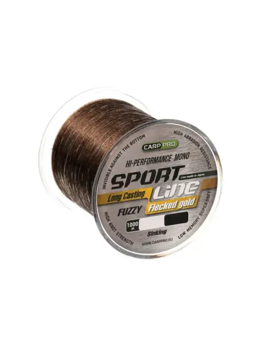 CARP PRO Леска рыболовная Sport Line Flecked Gold 0.265мм