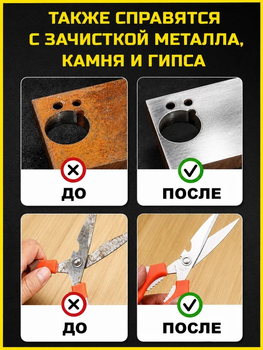 Reli Ware Tools Насадка шлифовальная на липучке 125мм и наждачные круги 40шт, 15 шт, фото 5