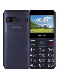 Мобильный телефон Philips Xenium E207 Blue Philips 84998598 купить за 3 514 ₽ в интернет-магазине Wildberries