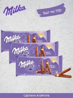 Милка Choco Sticks 112г х 3 Milka 85000603 купить за 562 ₽ в интернет-магазине Wildberries