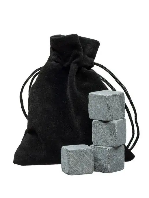 Cooling Stones Кубики, камни для виски, черный, фото 3