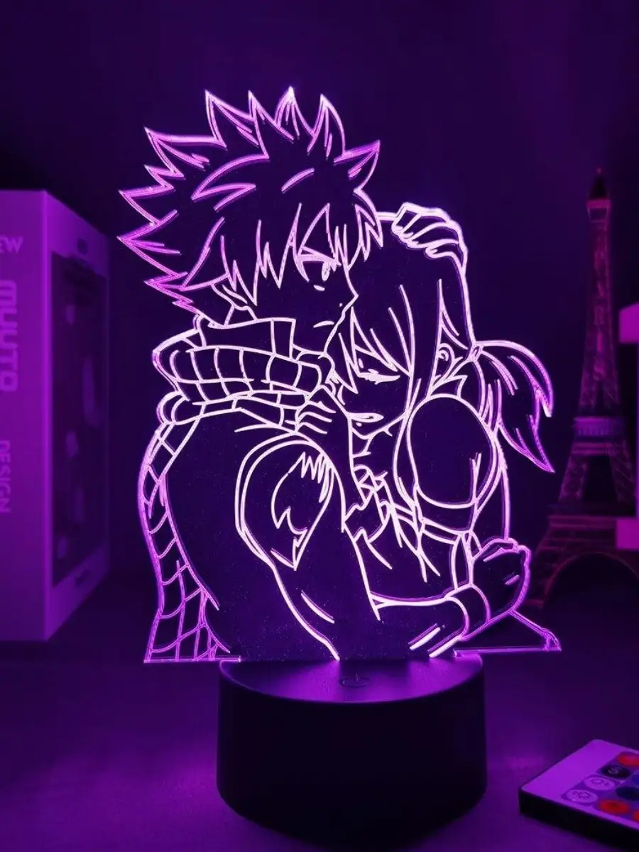 Ночник Аниме Хвост Феи Фейри Теил Fairy Tail MyNightLight 85054579 купить за  1 217 ₽ в интернет-магазине Wildberries