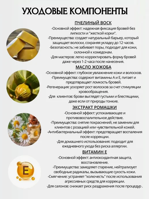 L`Brow Гель воск для укладки бровей, вариант, фото 5