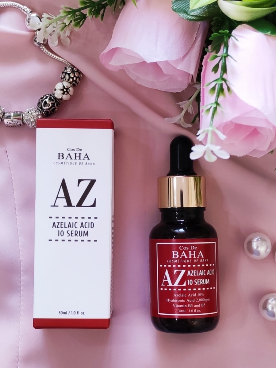 Кос де баха. Cos de Baha сыворотка с азелаиновой кислотой. Cos de Baha az Azelaic acid 10 Serum 30 мл.. Azelaic acid 10% Serum. Cos de Baha az Azelaic acid 10 Serum сыворотка для лица с.