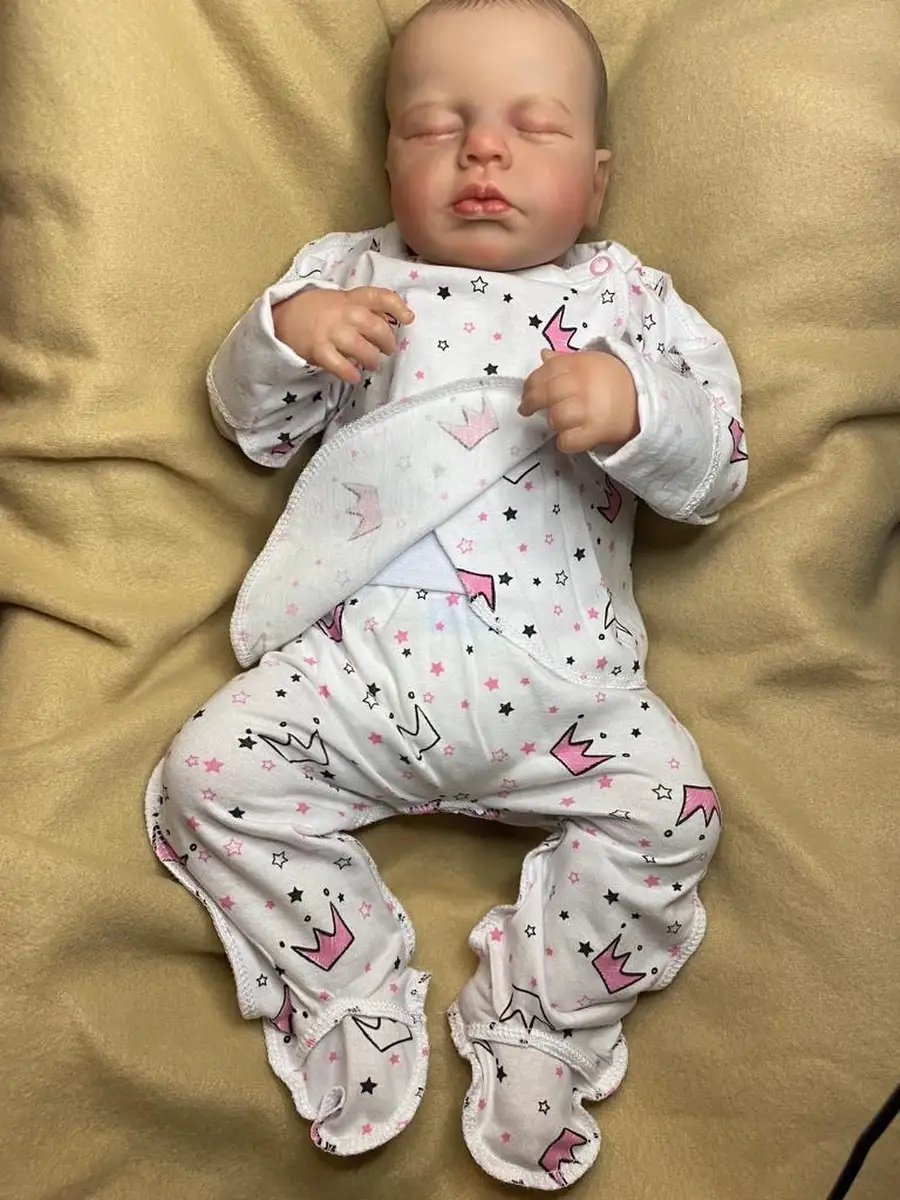 Кукла реборн младенец спящая девочка RebornDoll 85314786 купить в  интернет-магазине Wildberries