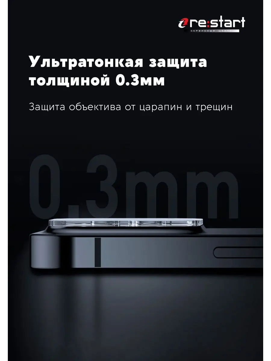 Re:start Защитное стекло на камеру для Apple iPhone 12 Mini