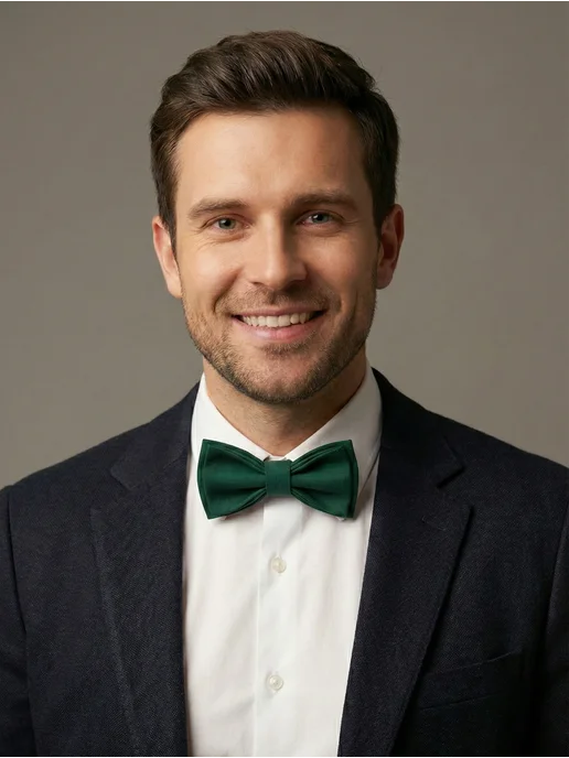 BOOMBON BOWTIE Бабочка на зажиме, синий, фото 2