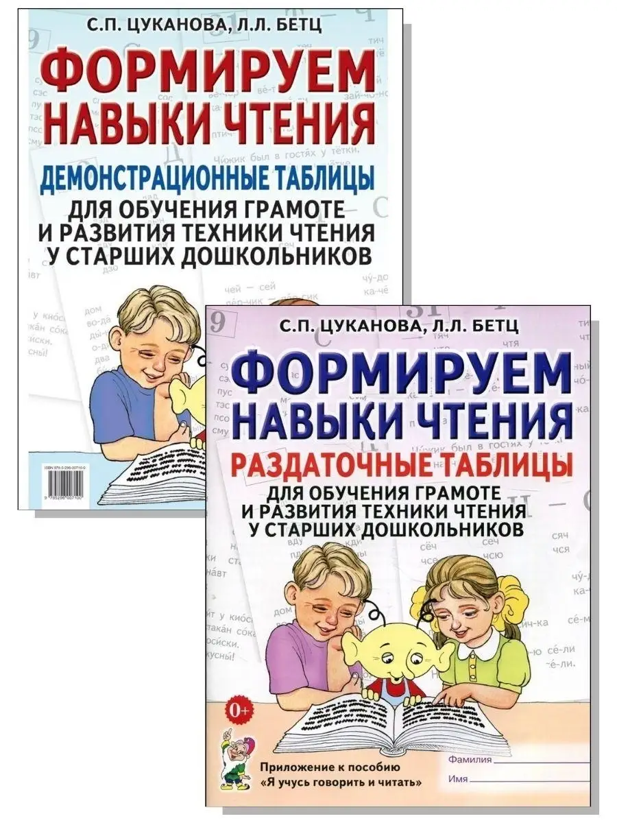 Формируем навыки чтения. Комплект из 2-х пособий