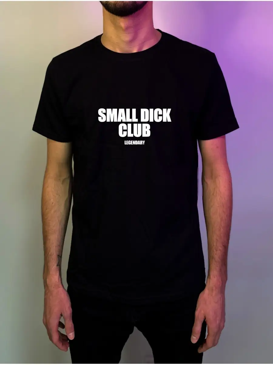 Футболка с принтом SMALL DICK CLUB LEGENDARY Типография Design Ulyanovsk  85358471 купить за 550 ₽ в интернет-магазине Wildberries