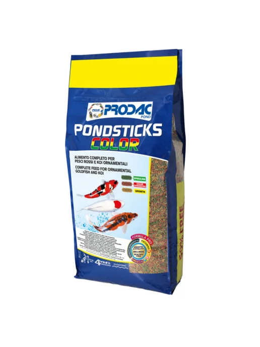 Prodac International Корм для прудовых рыб PRODAC PONDSTICKS COLOR 4 кг