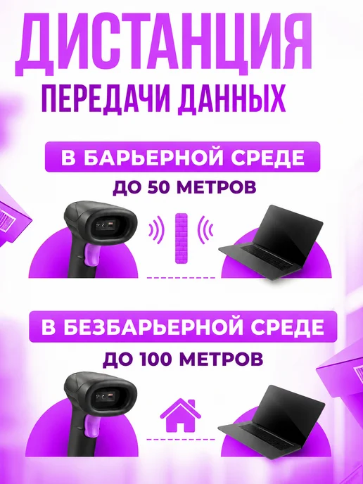 SCANMASTER Сканер штрихкодов 2D беспроводной для Честный Знак и кассы, вариант, фото 4