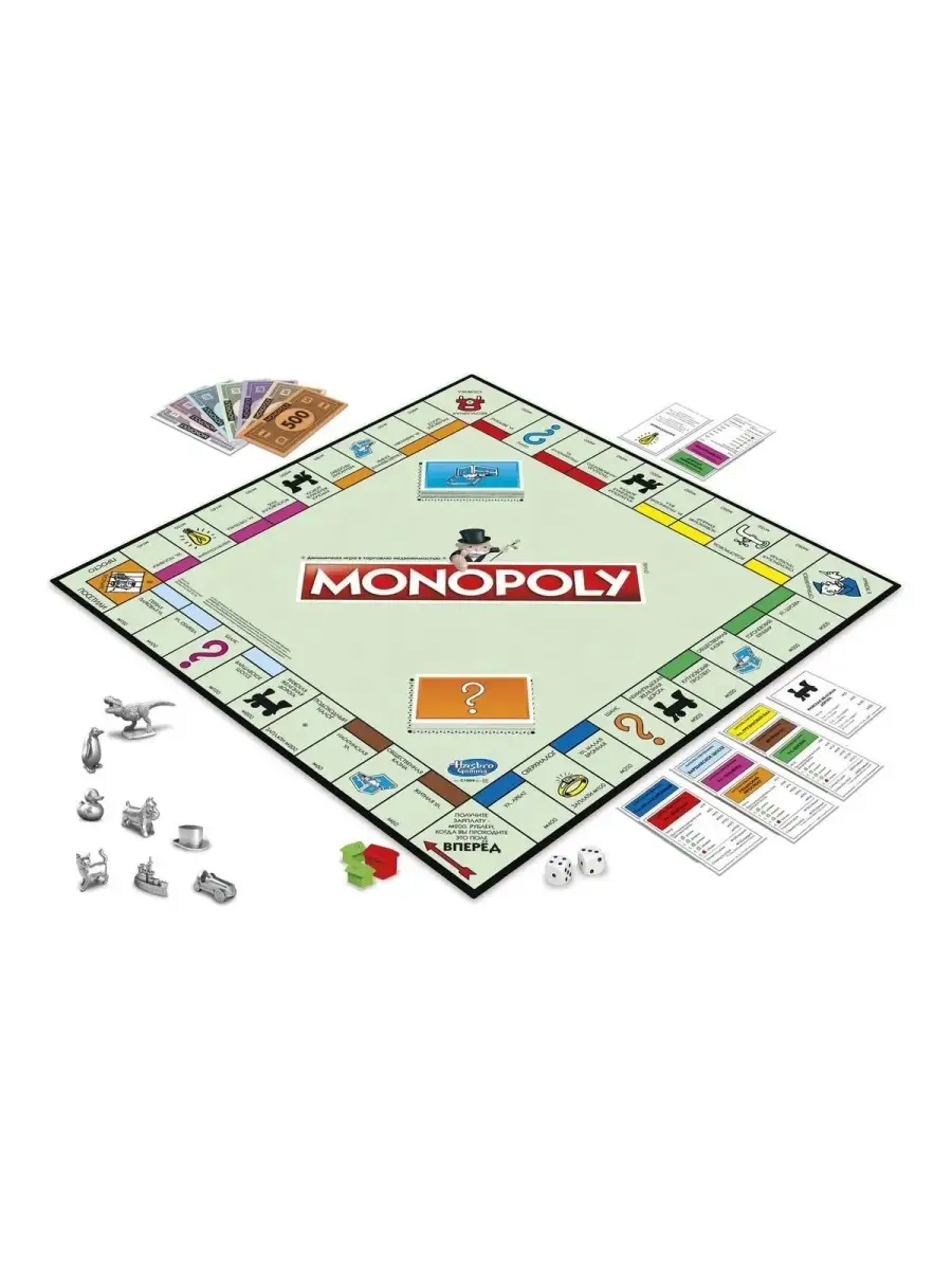 Настольная игра Монополия классическая, обновленная C1009 Monopoly 85484891  купить в интернет-магазине Wildberries