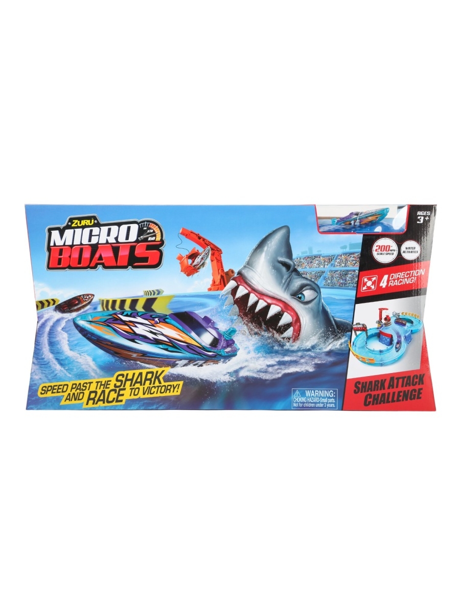 Трек водяной с лодкой MICRO BOATS Shark Attack 25263 ZURU 85497738 купить  за 4 265 ₽ в интернет-магазине Wildberries