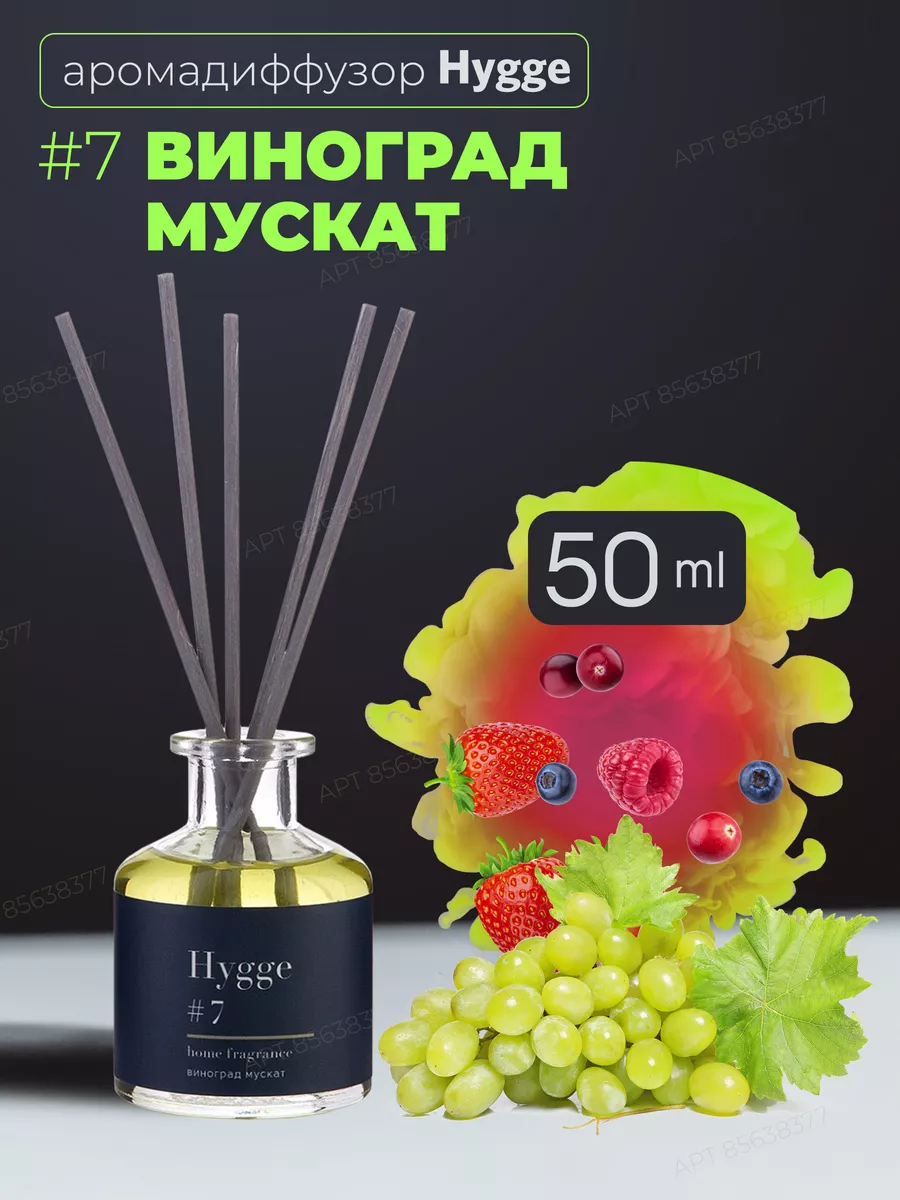 Ароматизатор для дома/ Аромадиффузор с палочками/ Hygge 7 ARIDA HOME  85638377 купить за 601 ₽ в интернет-магазине Wildberries