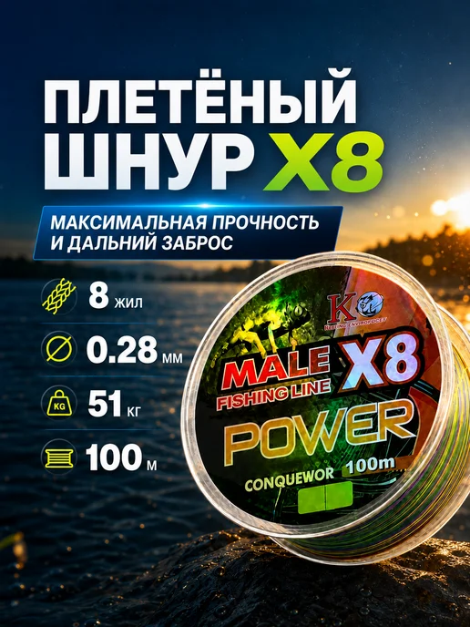 Свияга Плетенка для рыбалки, синий