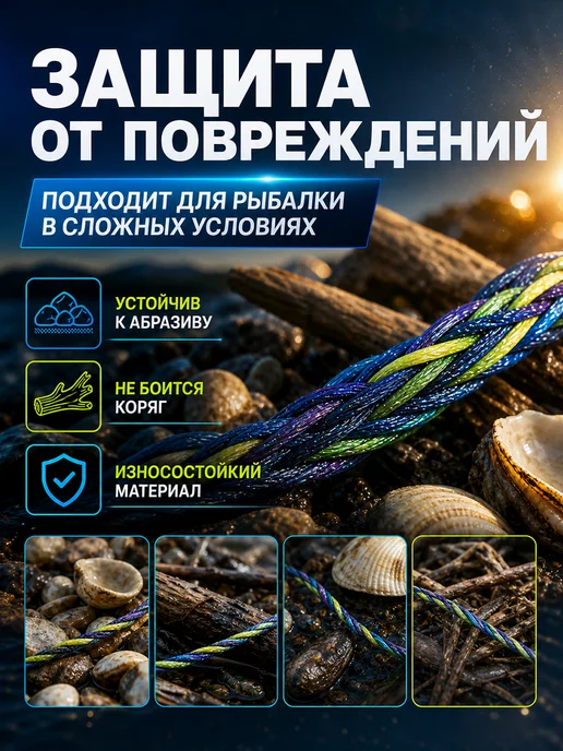 Свияга Плетенка для рыбалки, синий, фото 8